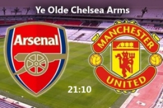 Трансляция матча в Ye Olde Chelsea Arms