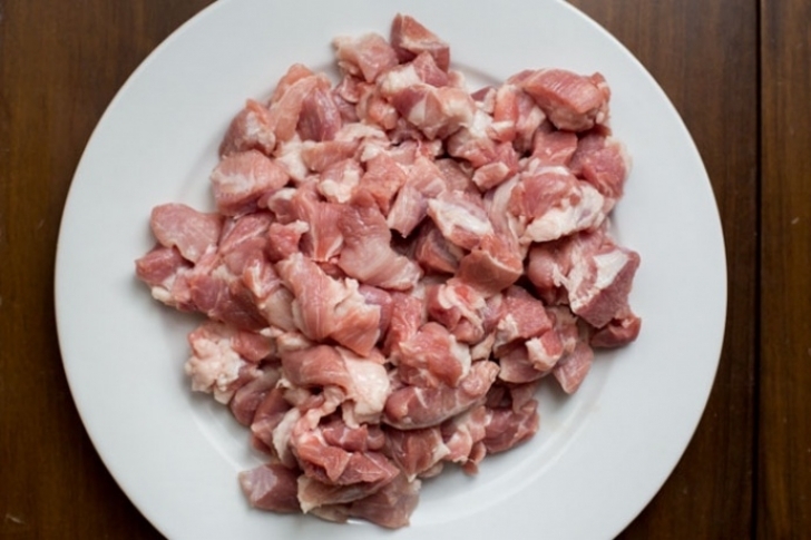 Пошаговый рецепт жареной свинины